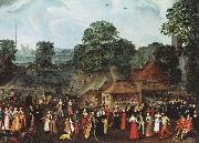 joris Hoefnagel A Fete at Bermondsey or A Marriage Feast at Bermondsey. France oil painting artist